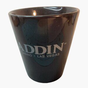 Aladdin Resort Casino Las Vegas Mug Black Ceramic Coffee Cup